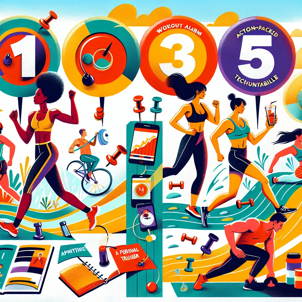 Ignite Your Path to Fitness: 5 Action-Packed Techniques to Keep You Accountable